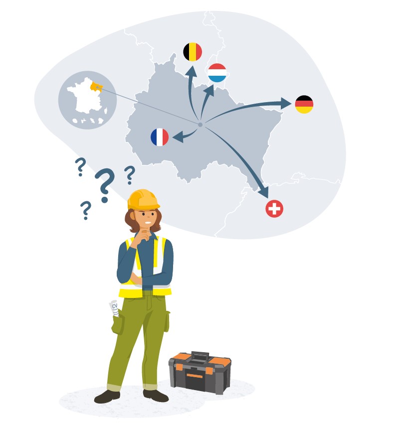 Les difficultés de recrutement des entreprises du BTP en région Grand Est en lien avec sa position géographique transfrontalière
